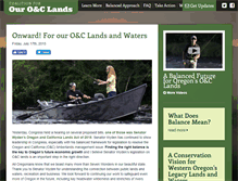 Tablet Screenshot of oclands.org